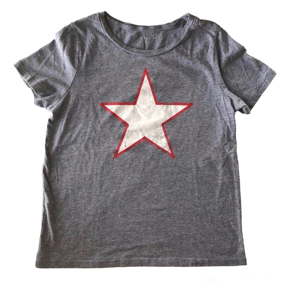 ⬇️ GRAYSON/THREADS Gray Star Short Sleeve T-Shirt 
•Size Girls Medium - Picture 3 of 11